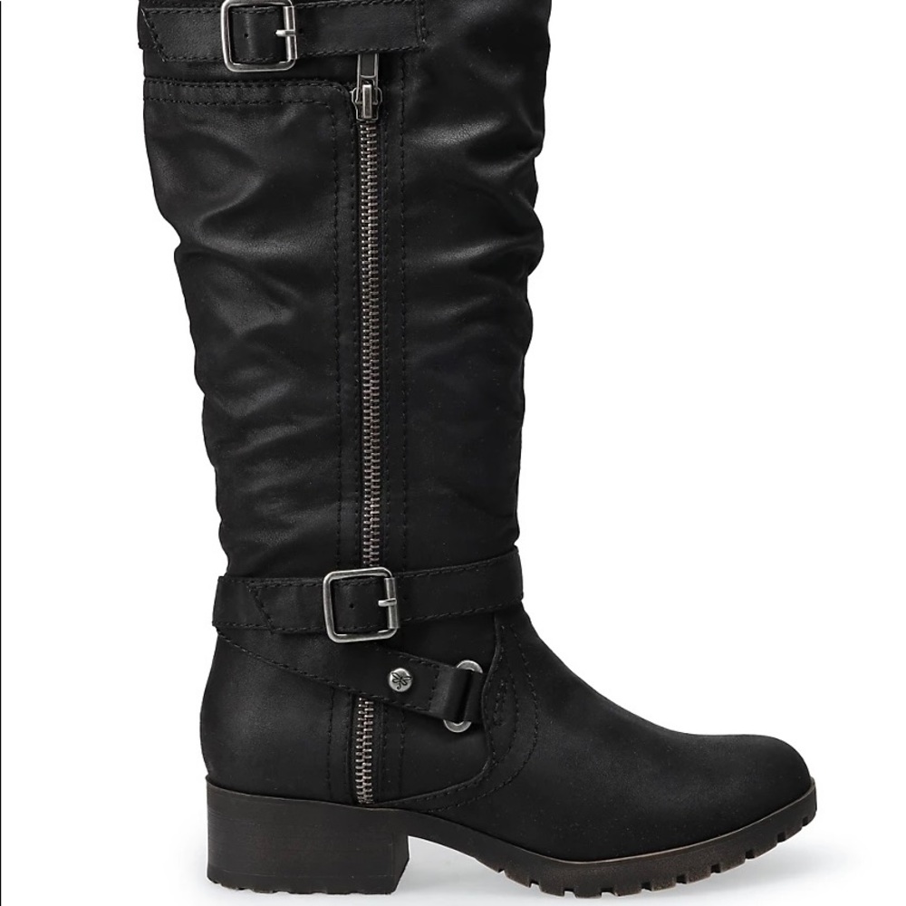 Black Boots Size 8.5 - Only worn once